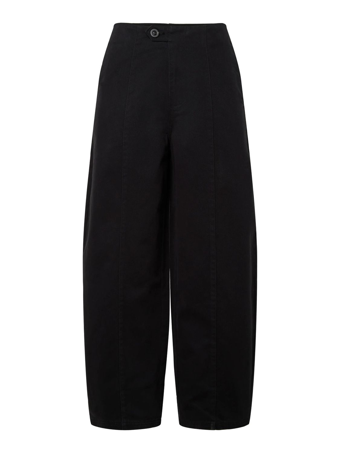 Pieces High Waist Barrel Pants Astrid Denim BC, Kleur: Black, Maat: M, lengte: "32