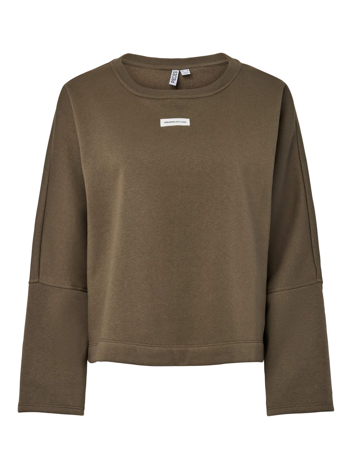 Pieces Long Sleeve Sweatshirt Artemis Jrs - Crocodile, Kleur: Crocodile, Maat: M