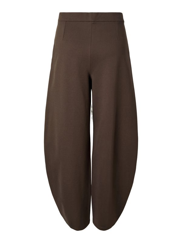 Pieces Mid Waist Barrel Pants Gunhild Juniors - Wren
