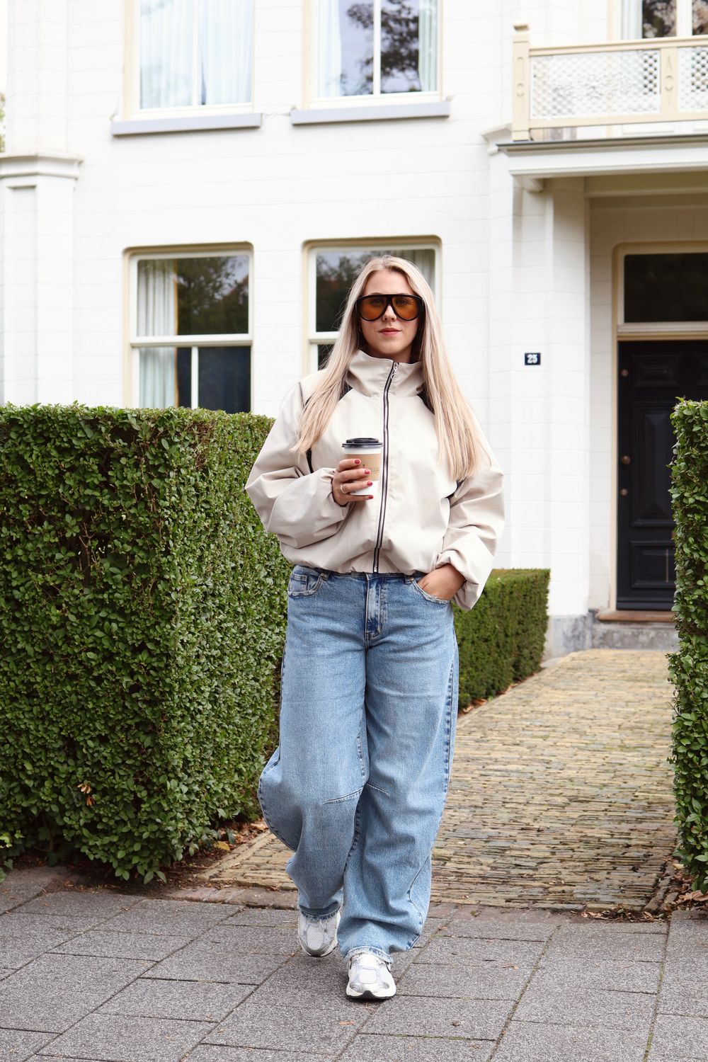 Queen Hearts-Barrel jeans 4, Kleur: M Blauw, Maat: XS