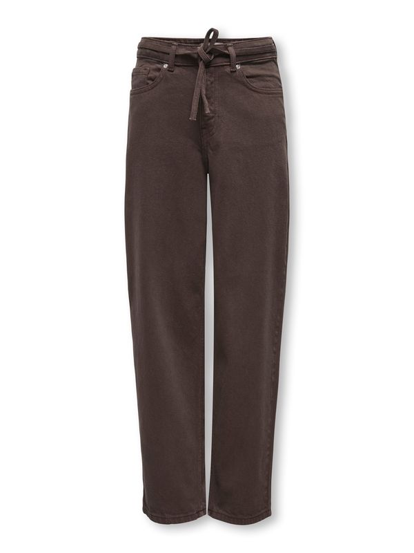 Only Girls Jeans Gianna Straight - Coffee Bean