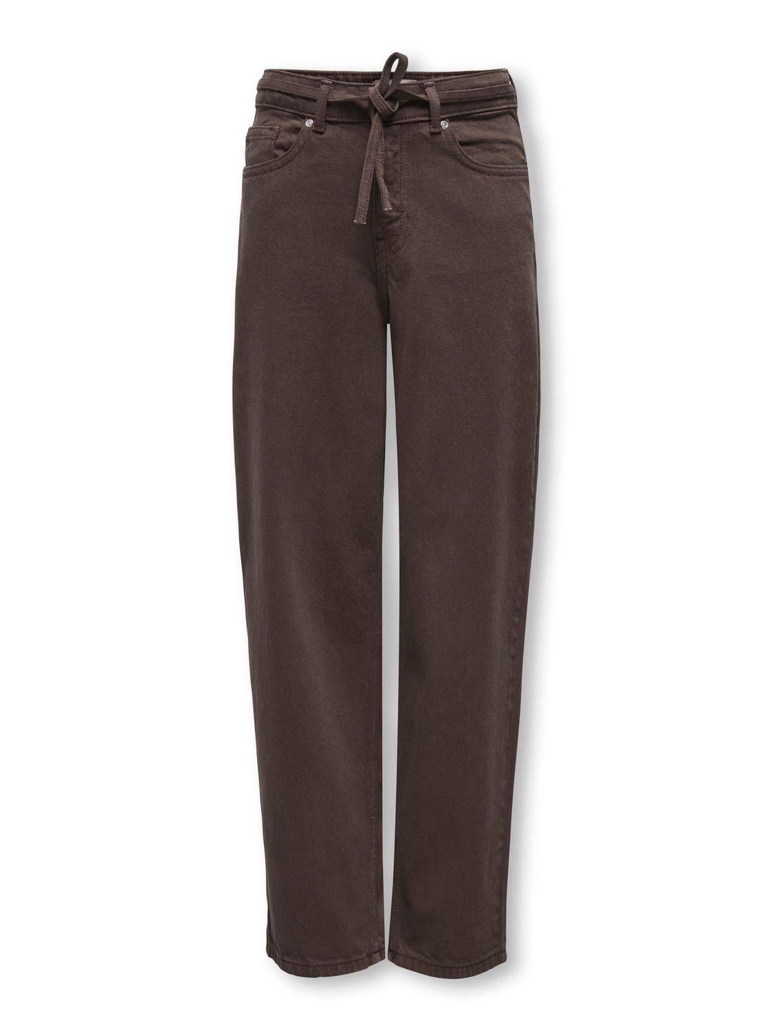 Only Girls Jeans Gianna Straight - Coffee Bean, Kleur: Coffee Bean, Maat: 140