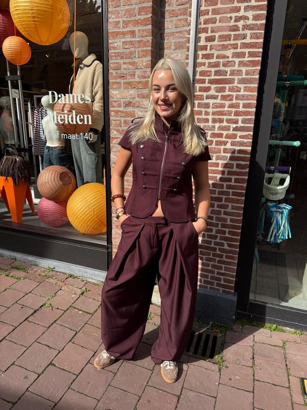 Ambika Broek Kickel - plum