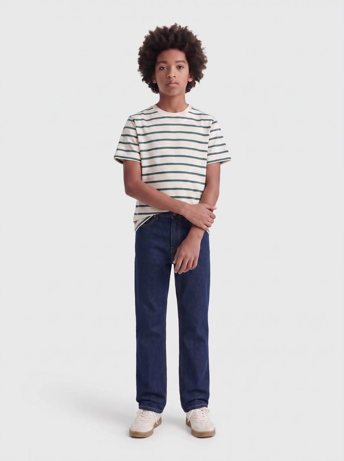 Only &amp; Sons Junior Straight Denim Jeans Edge DB Rinse, Kleur: Dark Blue Denim RINSE, Maat: 152