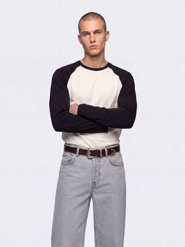 Only &amp; Sons T-Shirt Heaton - Cloud Dancer BLACK