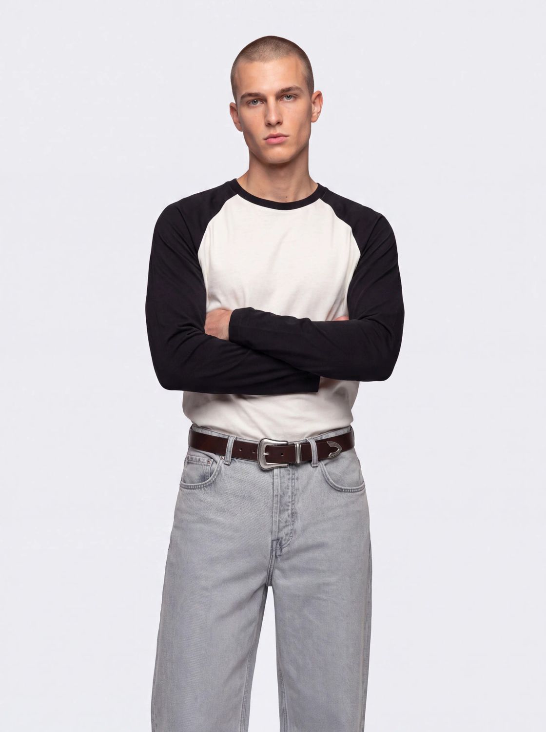 Only &amp; Sons T-Shirt Heaton - Cloud Dancer BLACK, Kleur: Cloud Dancer BLACK, Maat: XS