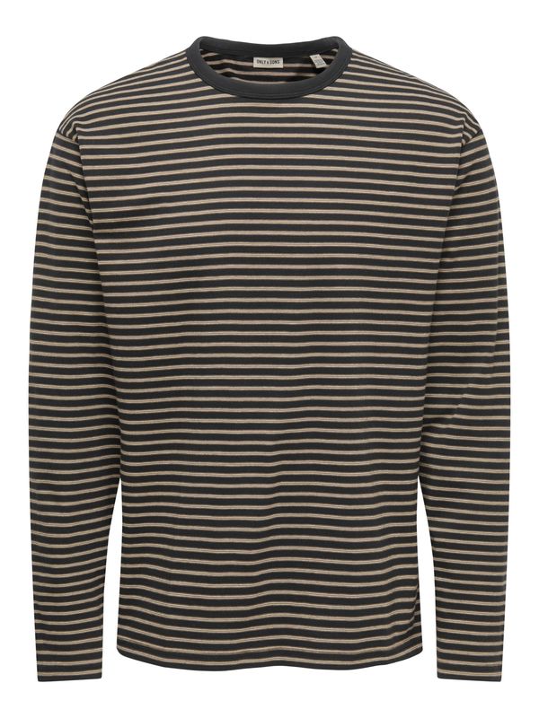 Only &amp; Sons T-Shirt George - Black + brown