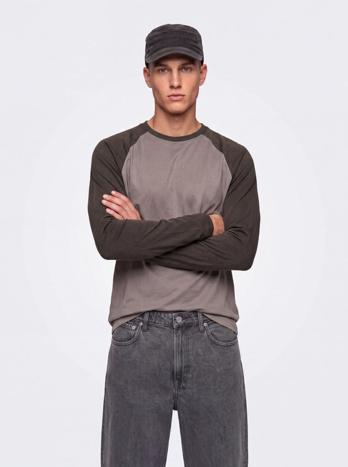 Only &amp; Sons T-Shirt Heaton - Falcon BLACK OLIVE, Kleur: Falcon BLACK OLIVE, Maat: XXL