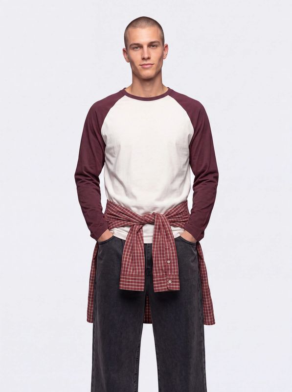 Only &amp; Sons T-Shirt Heaton - Cloud Dancer PORT ROYALE