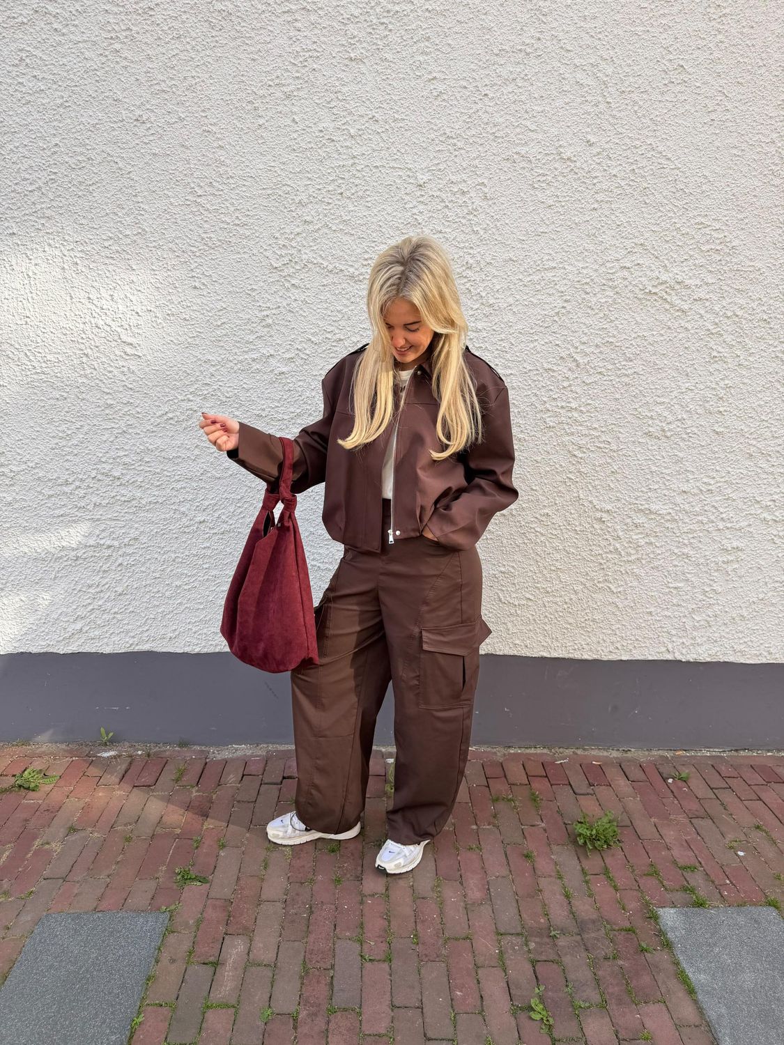 Ambika Broek Alyna - bruin, Kleur: Bruin, Maat: S
