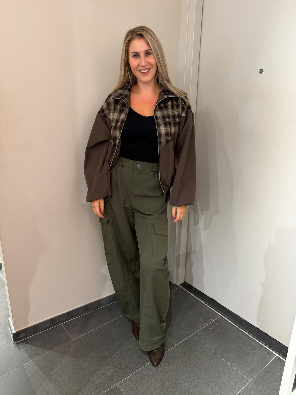 Ambika Broek Alyna - groen, Kleur: Groen, Maat: S