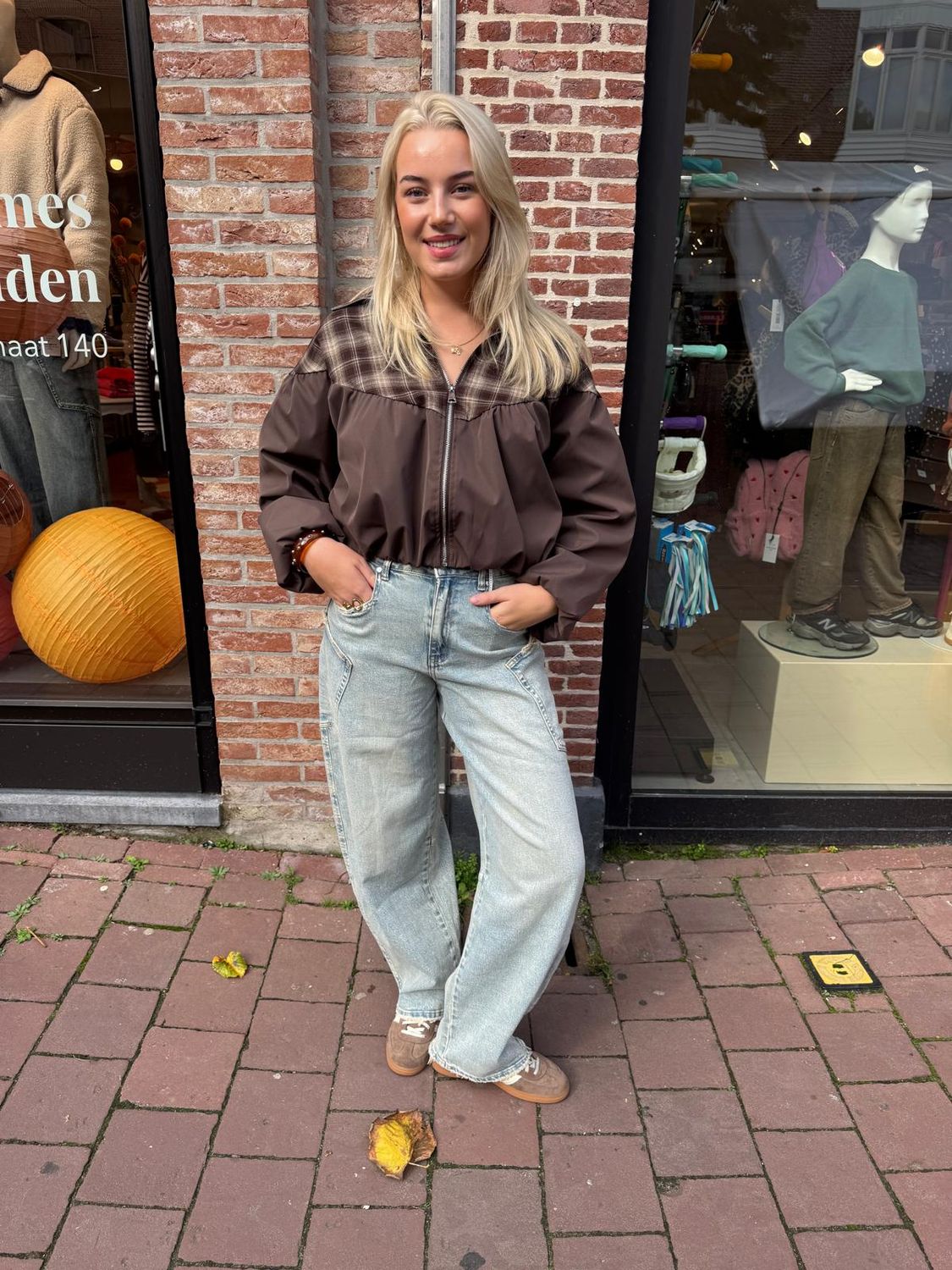 Queen Hearts-Ballon jeans 8 - Washed light Bleu, Kleur: Washed light Bleu, Maat: XS