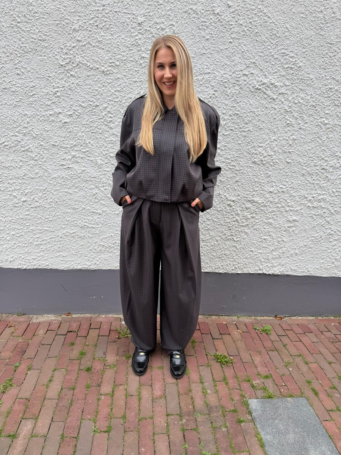 Ambika Jas Kjenta - blauw grijs, Kleur: Blue Black, Maat: S/M