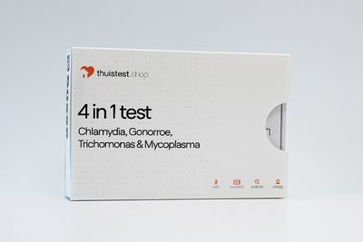 4-in-1-test (anaal/oraal) voor Chlamydia, Gonorroe, Trichomonas en Mycoplasma (inclusief behandeling bij positieve test)