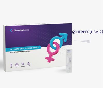 اختبار الهربس التناسلي (HSV-2) من المنزل – النتيجة خلال 10 دقائق
