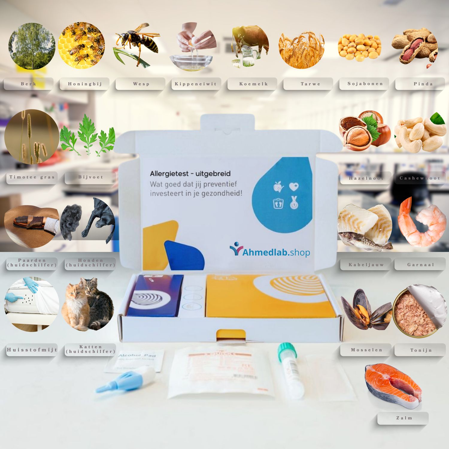 Comprehensive Allergy Test (Food, Inhalation &amp; Insect Venom)