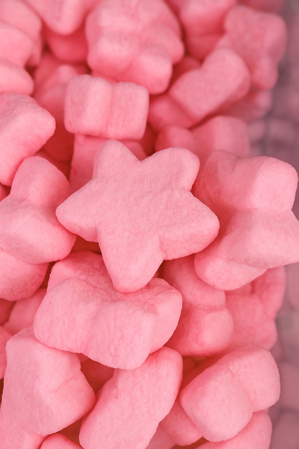Nubes de estrella rosa