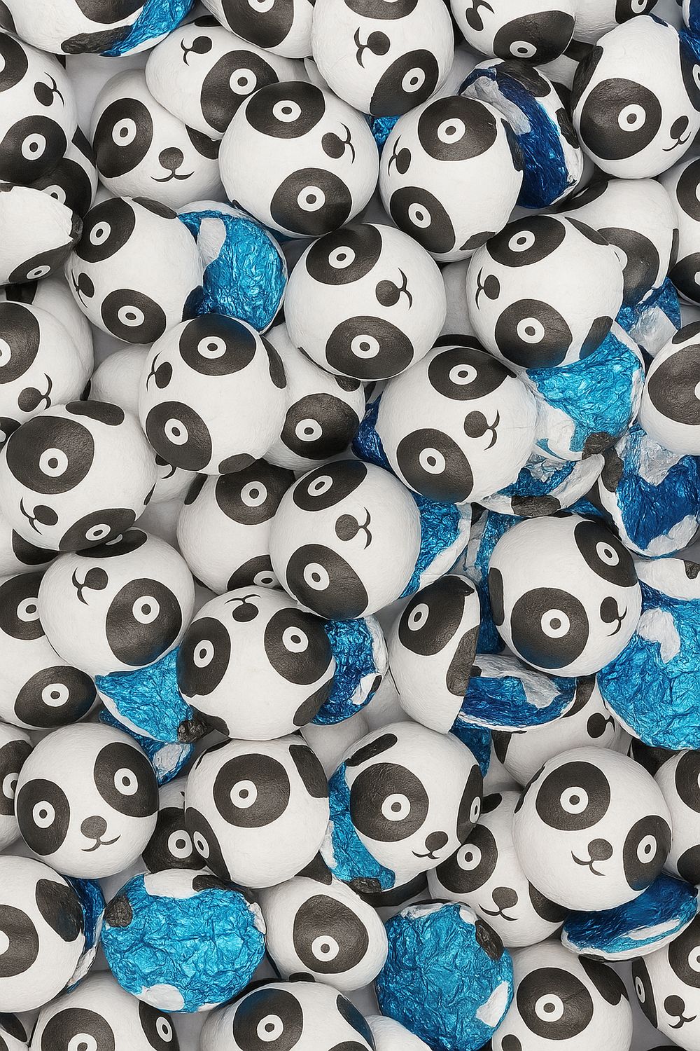 Osos pandas de chocolate