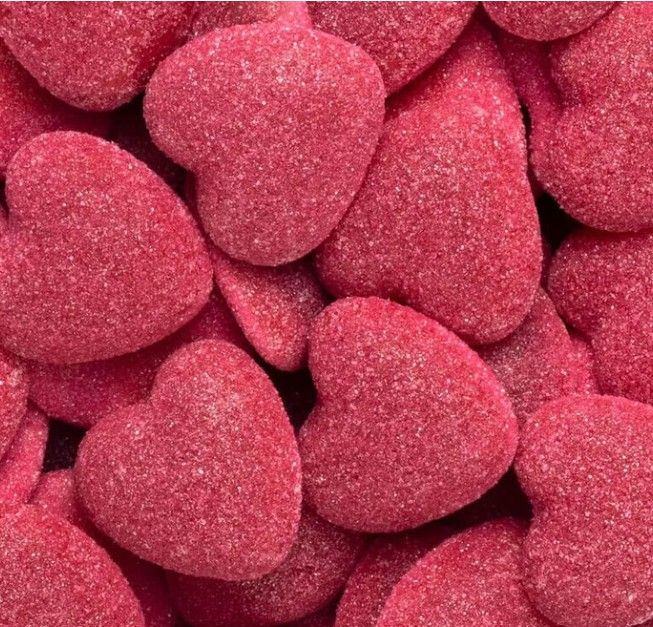 Corazón rellenos de rosa