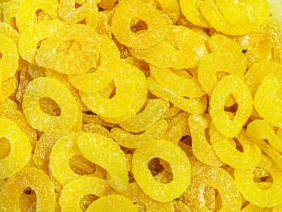 Rodajas de piña ácidas