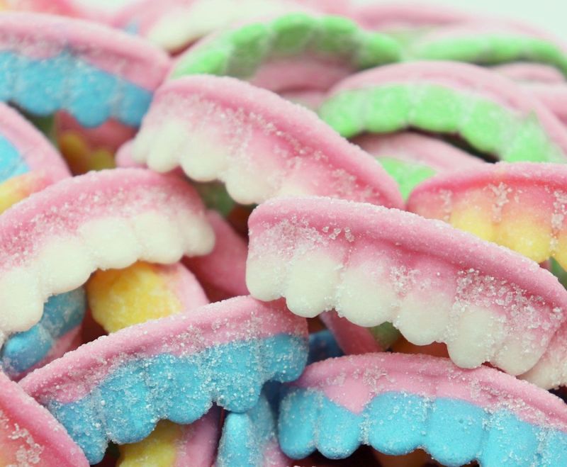 Dentaduras. Foam pica pica