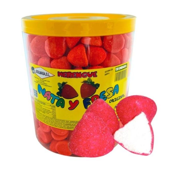 Merengue Nata y Fresa Golmasa 150un