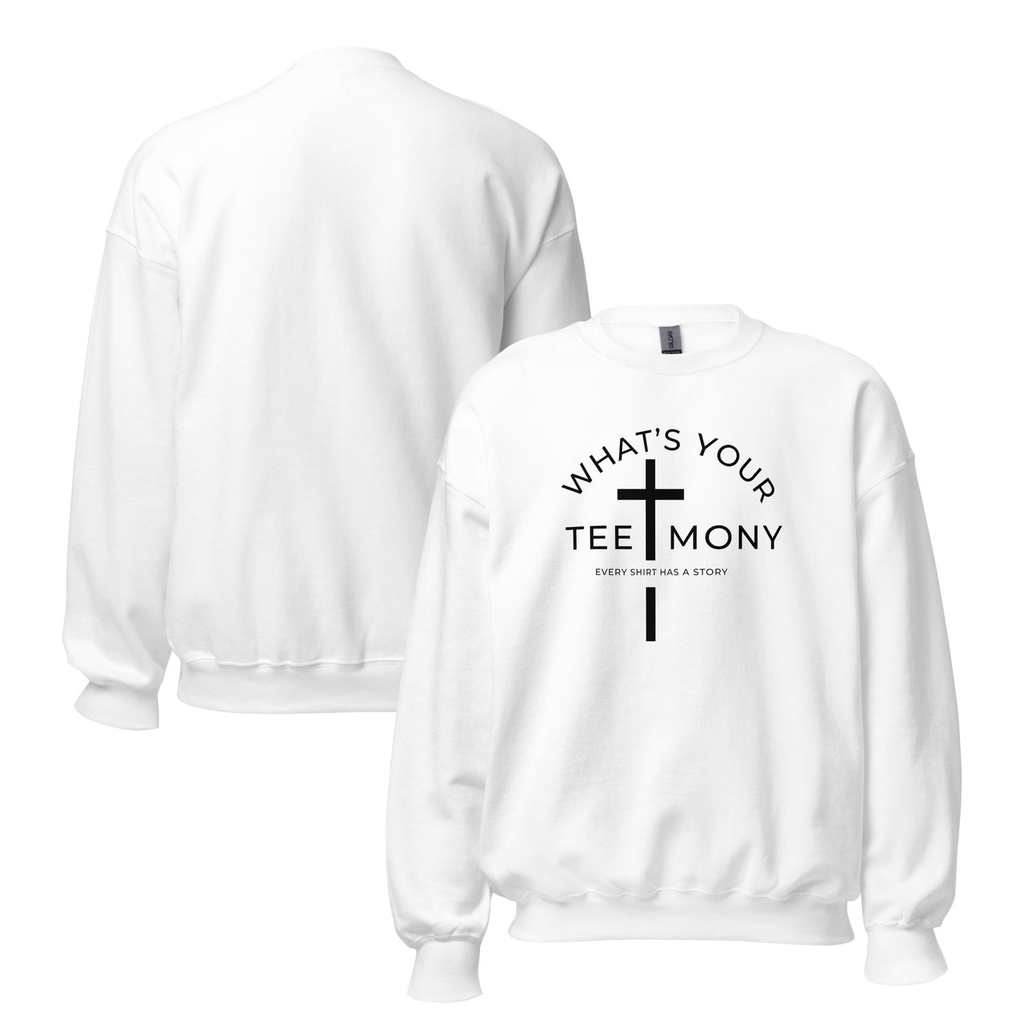 Cross Tee-mony, Classic Fit Unisex Sweatshirt