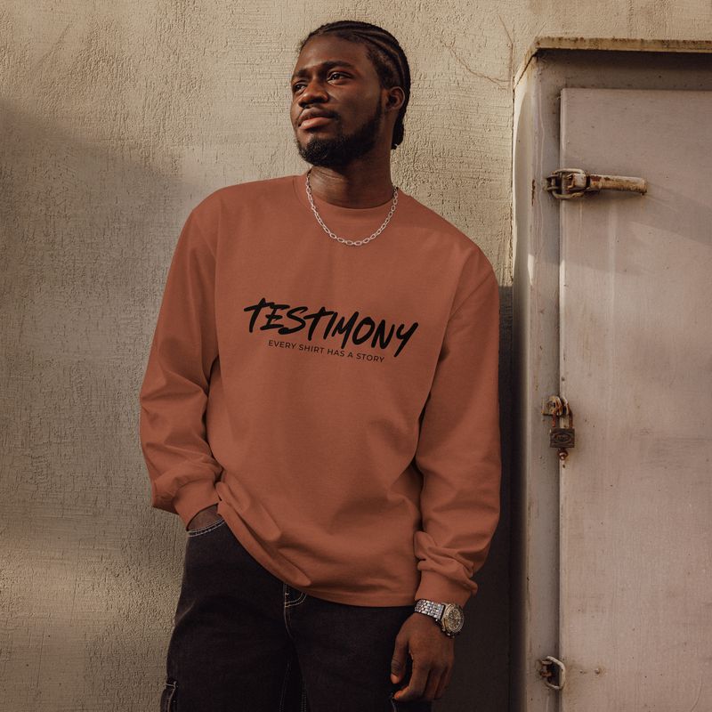 Premium Heavyweight Graphic Testimony - Unisex Sweatshirt