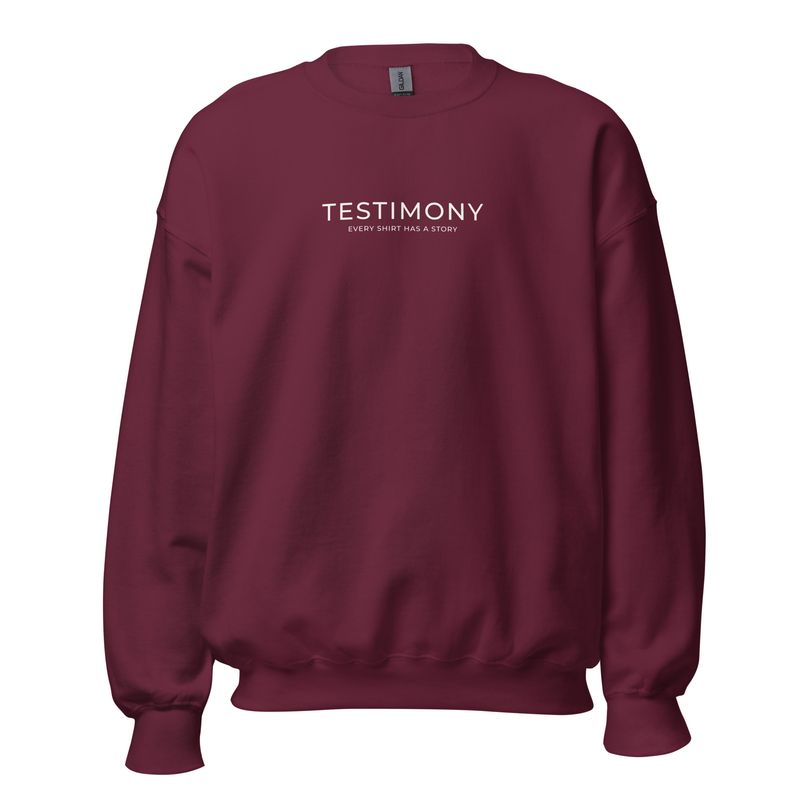 Original Testimony- Classic Fit Unisex Sweatshirt