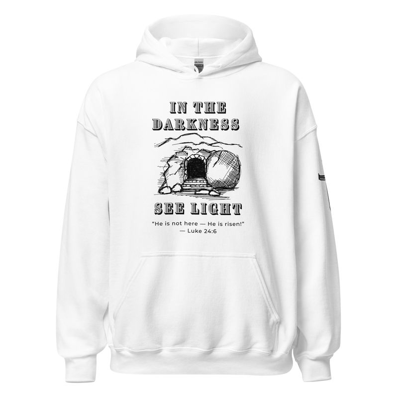 In the Darkness See Light - Men&#39;s Soft Cozy Hoodie
