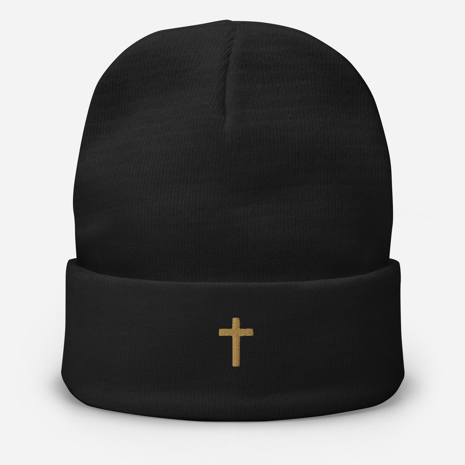 Embroidered Cross Adult Unisex Hat/Beanie