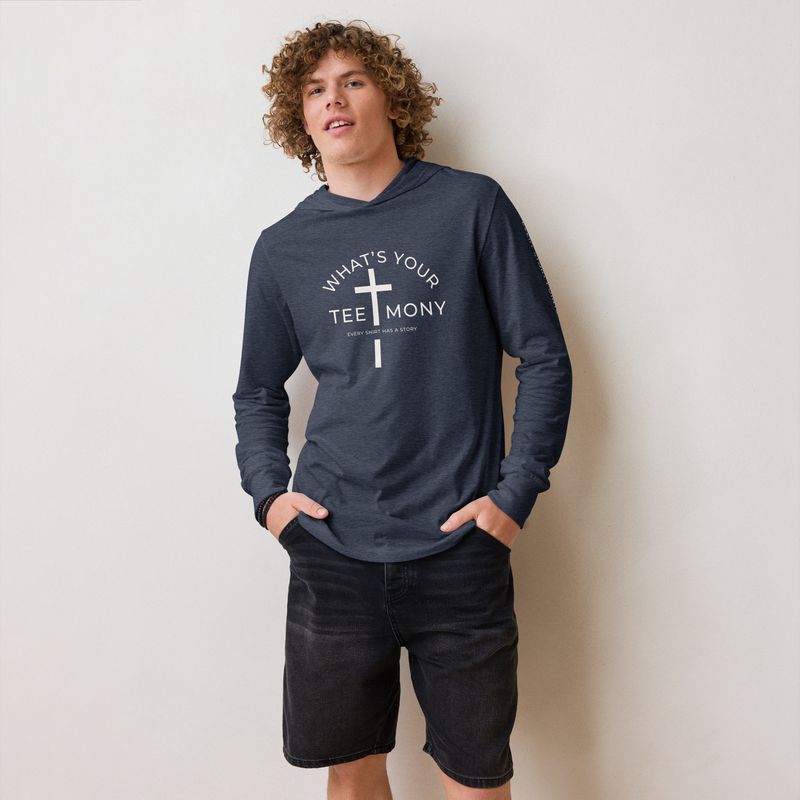 Cross Testimony- Light Hooded Sweatshirt