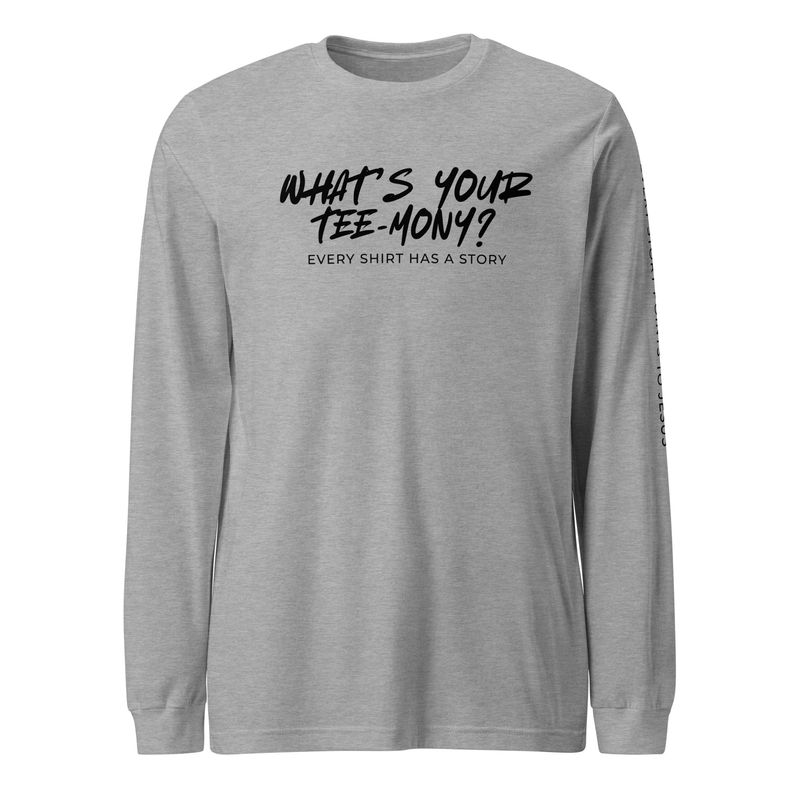 What&#39;s your Tee-Mony? Graphic Unisex Long Sleeve Tee