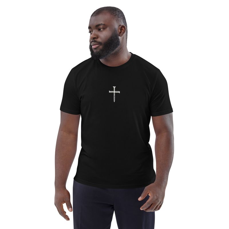 See Light in Darkness-Cross- Unisex Organic Cotton T-Shirt