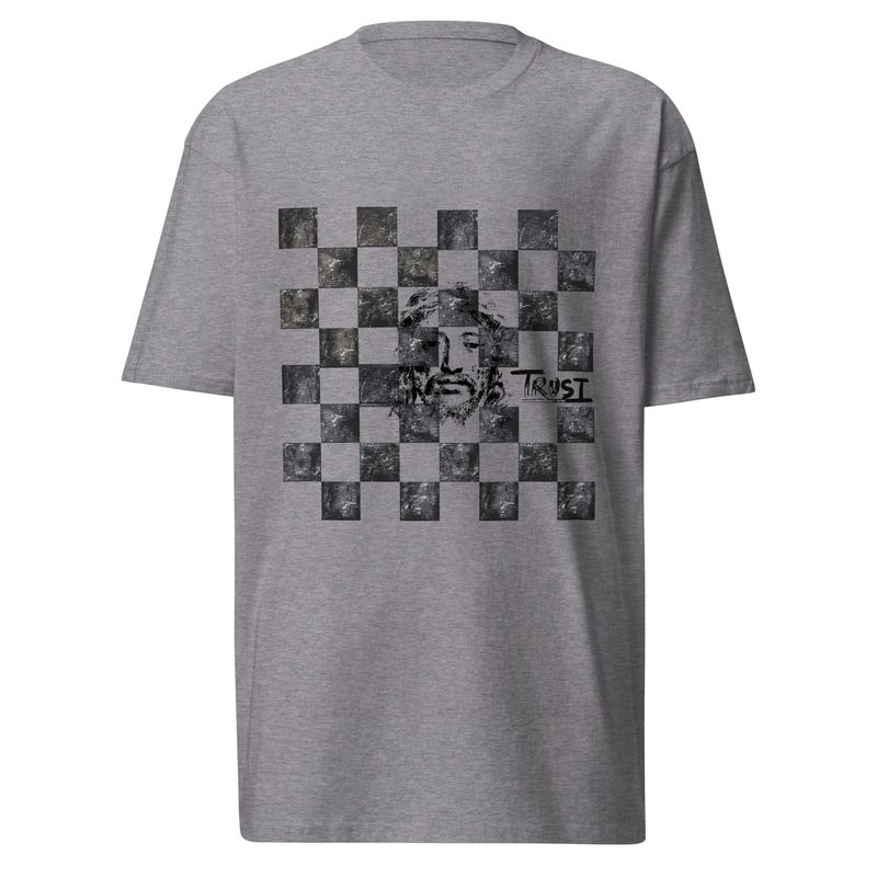 Trust Jesus Graphic- Men’s Premium Heavyweight Tee