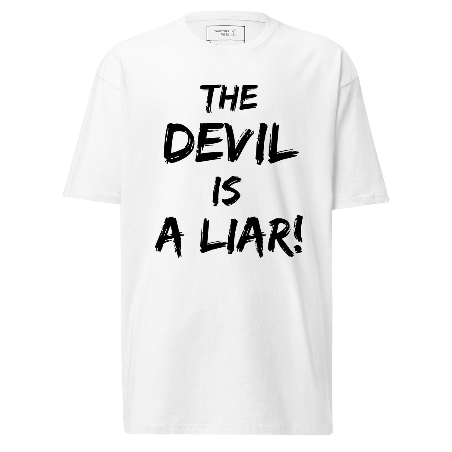 The Devil is Liar- Men’s Premium Heavyweight Tee