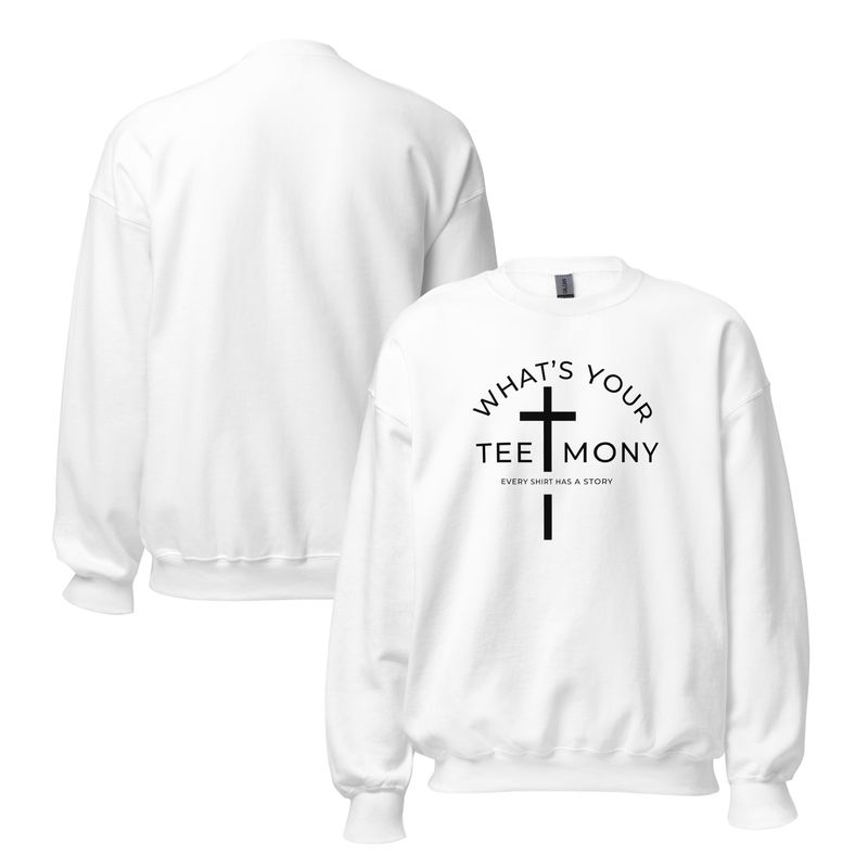 Cross Tee-mony, Classic Fit Unisex Sweatshirt
