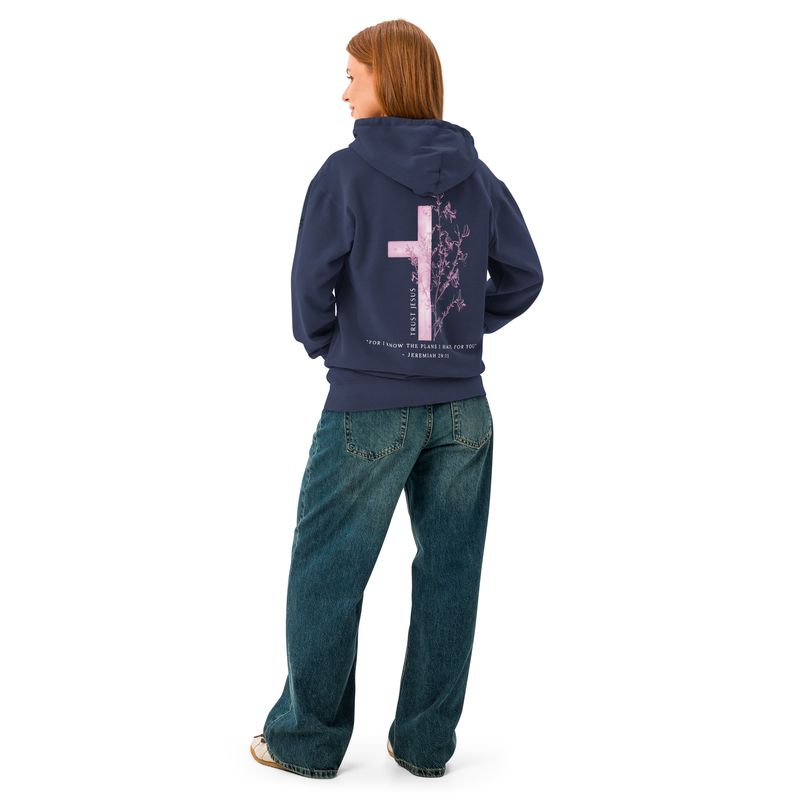 Trust Jesus- Women's Extreme Comfort Garment-dyed Hoodie