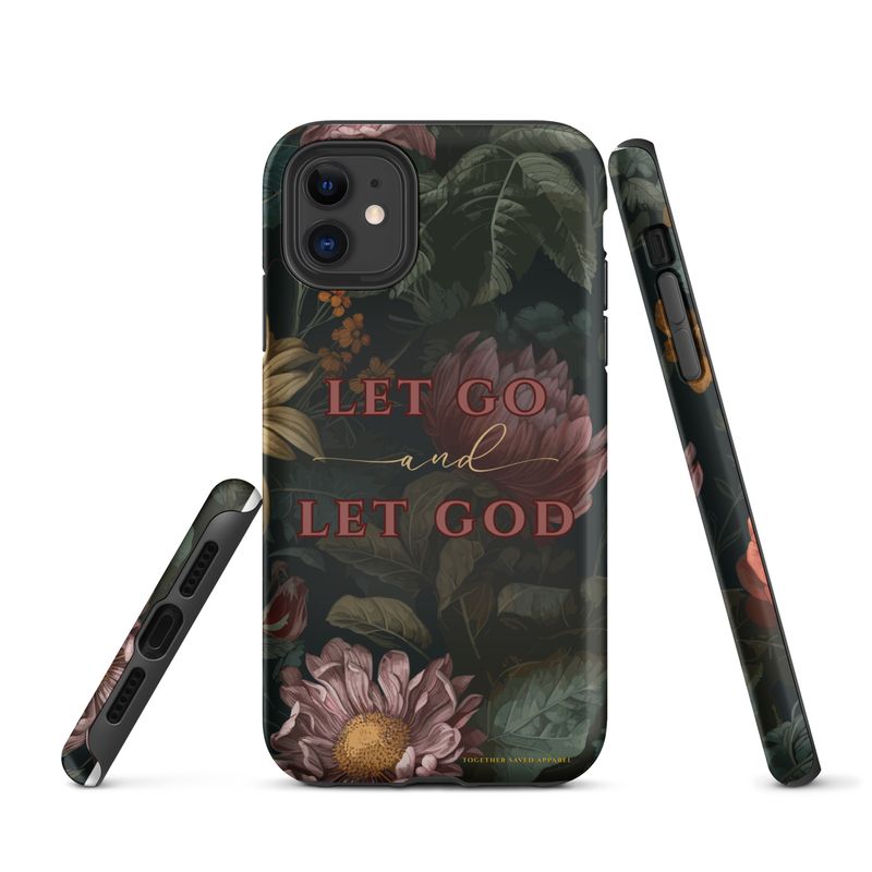 Let Go and Let God-Black-Tough Case for iPhone®