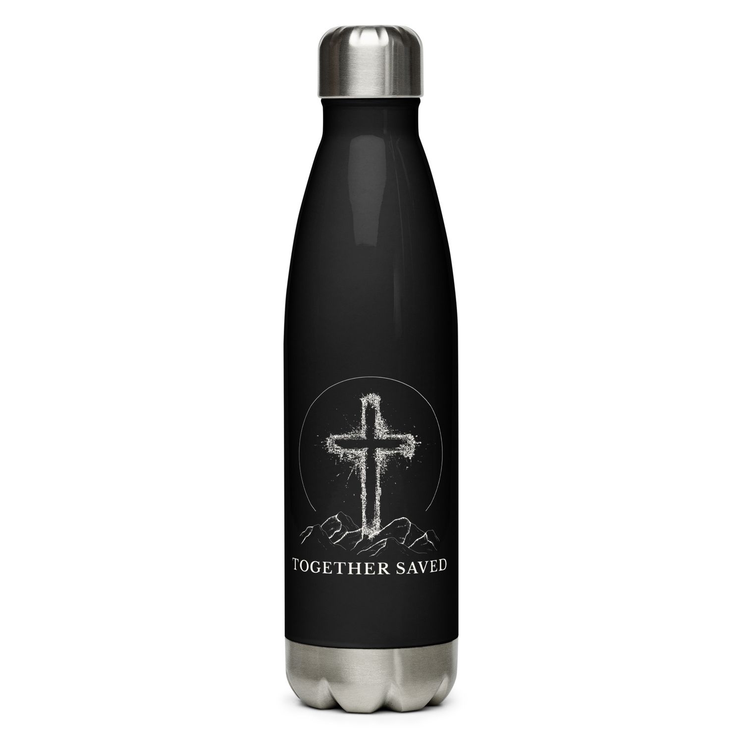 Together Saved in Jesus Stainless Steel Water Bottle