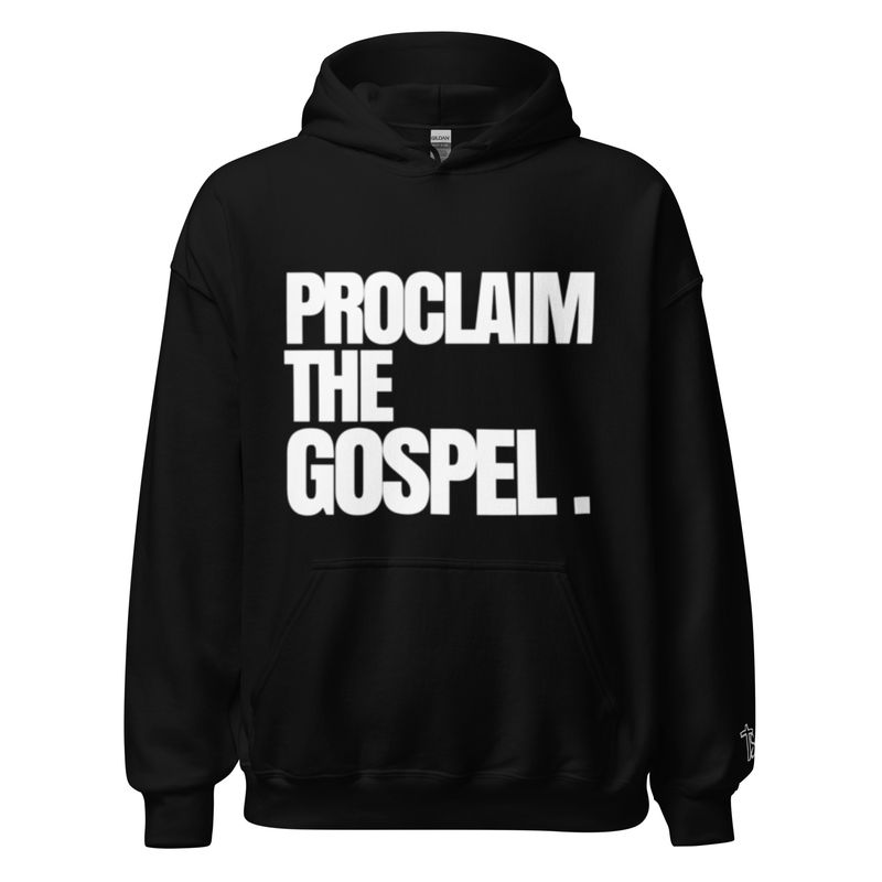 Proclaim the Gospel - White- Comfort Hoodie