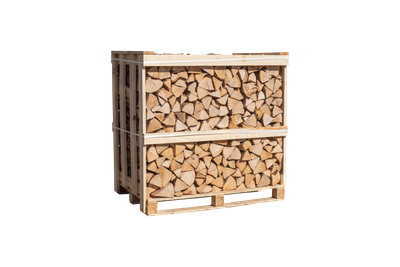 Brennholz 1 RM Esche auf Palette - 25 cm - ofenfertig