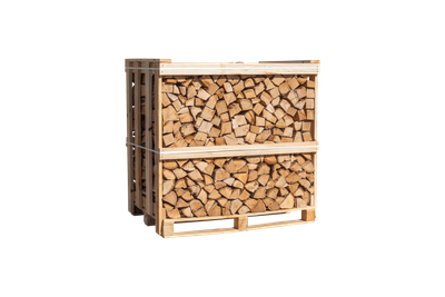 Brennholz 1 RM Buche auf Palette - 25 cm - ofenfertig