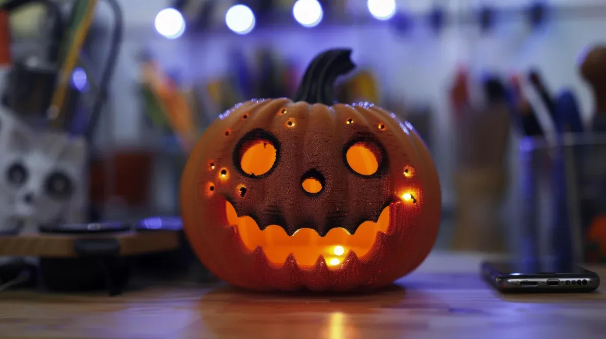 A Slimy, Fiber-Optic Halloween!