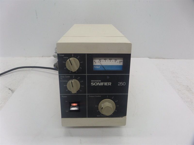 Branson Ultrasonics Sonifier 250 Analog Ultrasonic Cell Disruptor