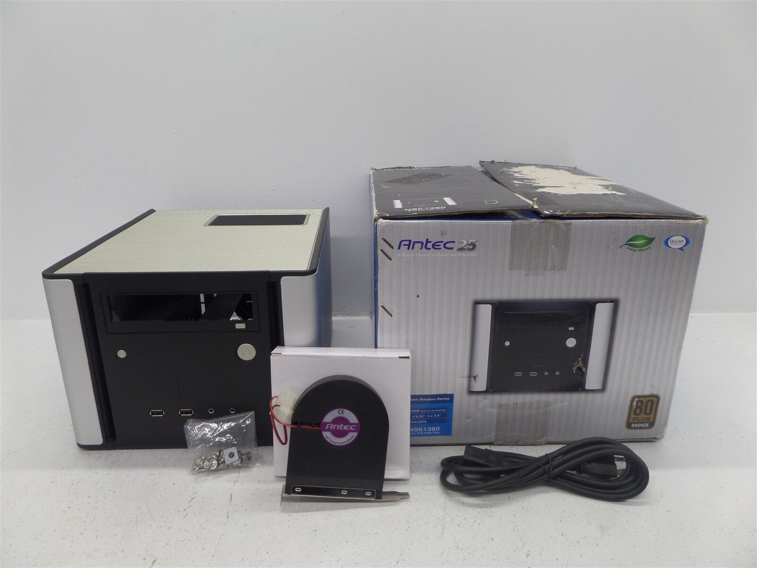 Antec NSK1380 MicroATX Cube Computer Case W/ 350W Power Supply