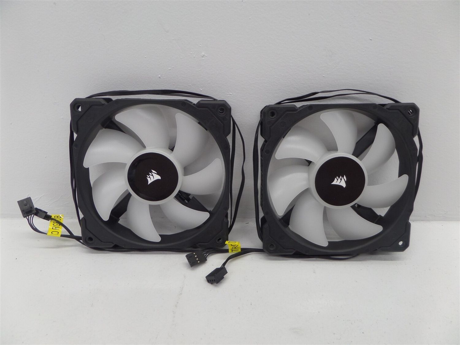 Lot Of 2 - Corsair RWF0041 12V 0.225A 120mm RGB Case Fan
