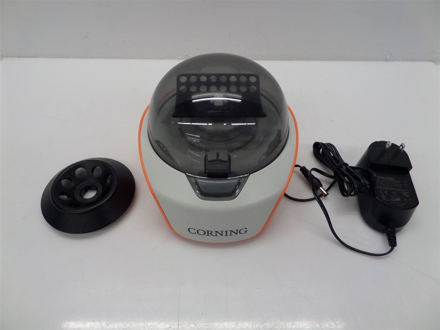 Corning REF 6770 Mini Centrifuge w/ Power Supply & Extra Attachment Corning REF 6770 Mini Centrifuge w/ Power Supply & Extra Attachment