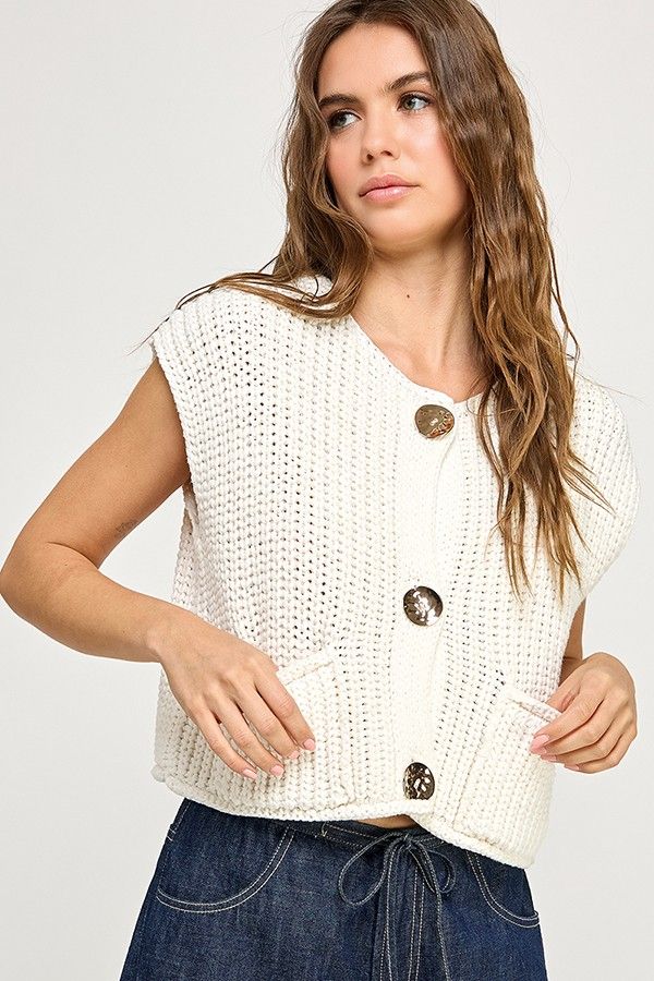 Ella Crochet Vest