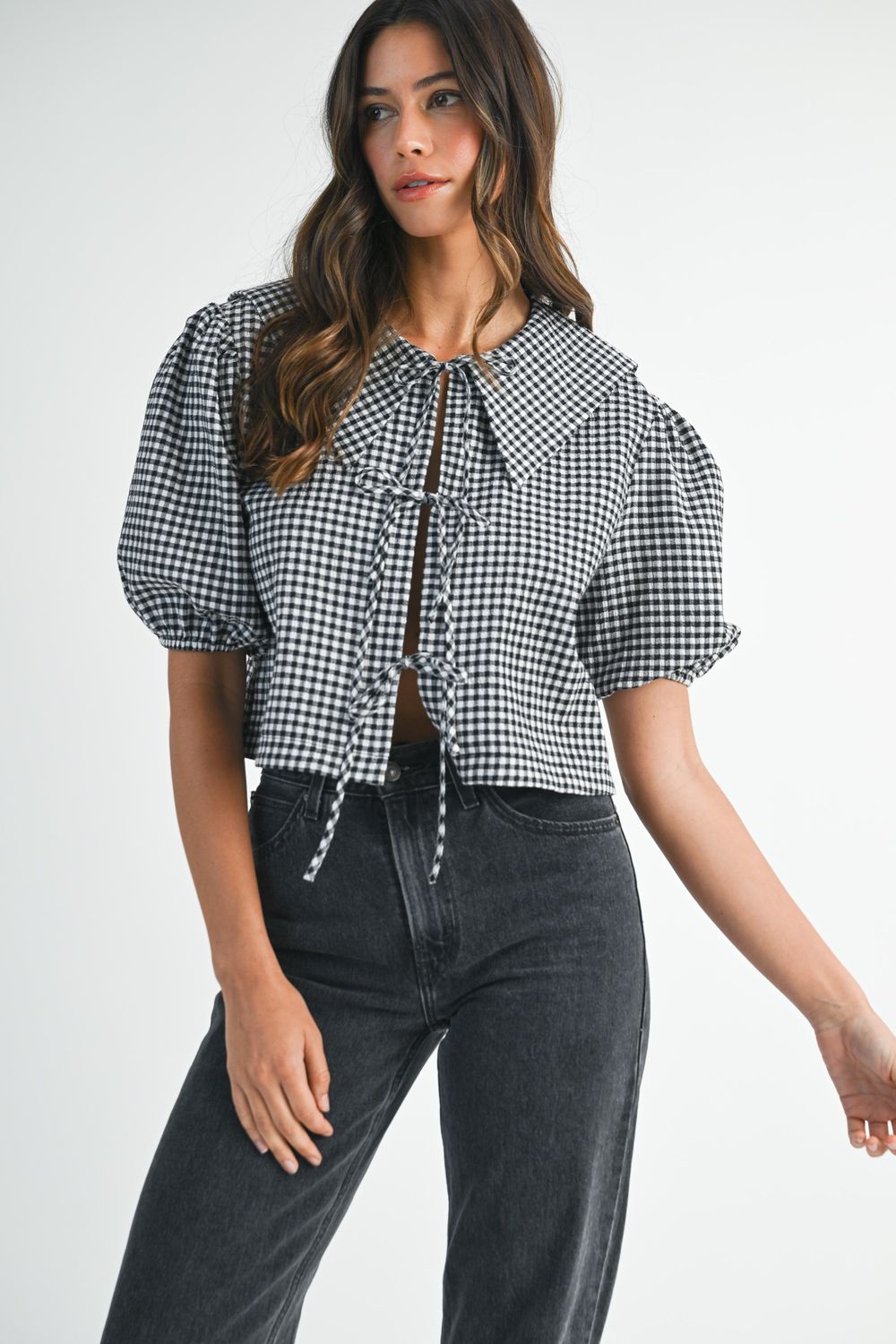 Lillian Gingham Top